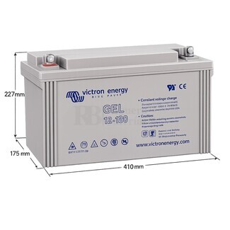 Victron Gel 12 Voltios 130 Amperios | Energy Deep Cycle BAT412121104